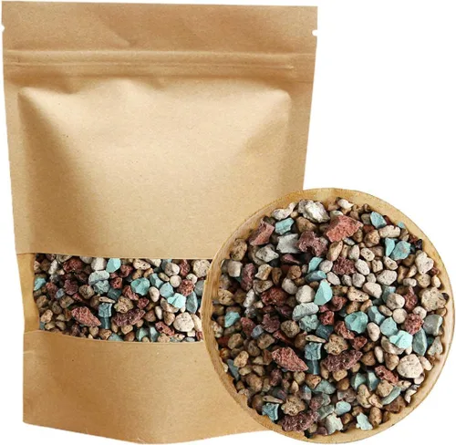 Vista 8 de TOYPOPOR Aditivo de suelo de roca de lava hortícola negra para cactus y plantas suculentas sin tintes ni productos químicos, 100% pura roca
