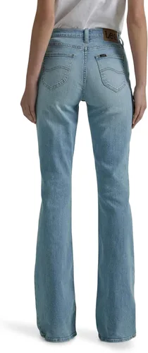 Vista 3 de Lee Jeans acampanados de tiro medio legendario para mujer