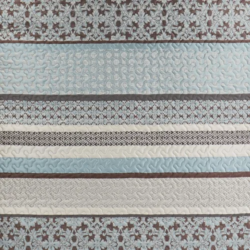Vista 10 de Madison Park Princeton - Juego de colcha reversible acolchada, reverso sólido de verano transpirable, capa de ropa de cama ligera para todas