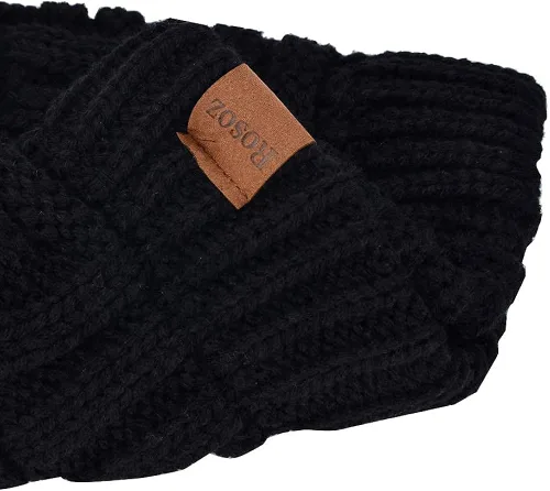 Vista 5 de Rosoz 1 y 2 paquetes de gorros de invierno para mujer