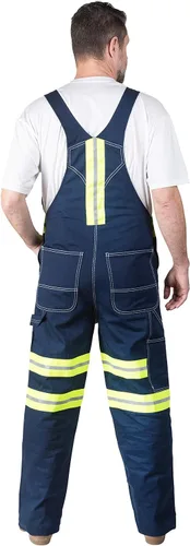 Vista 2 de Liberty mens Hi-vis Bib Overall