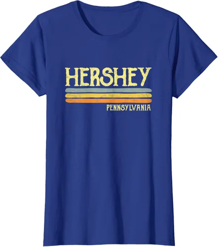 Vista 52 de Camiseta vintage de regalo de recuerdo de Hershey Pennsylvania PA, Negro, S