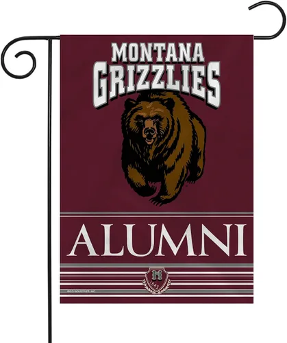 Vista 68 de Rico Industries NCAA Alumni - Bandera de jardín de doble cara de 13 x 18 pulgadas