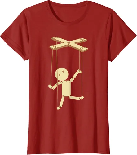 Vista 73 de Puppeteering - Camiseta de marionetas Ventrílocuo de tiriteros, Negro, S