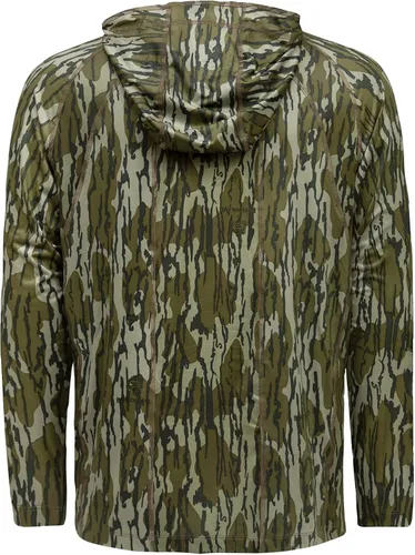 Vista 2 de Mossy Oak Camisas de caza ligeras con capucha de camuflaje para hombre