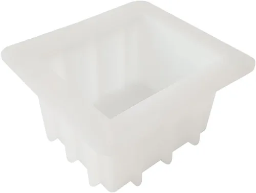 Vista 7 de JOONOR Divisores de molde de jabón de silicona para pan de 8 pulgadas, tablero de división de acrílico, rectangular, blanco, herramienta