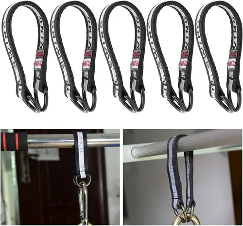 Vista 4 de Cinturón colgante para columpio, correa de conexión portátil, accesorios de repuesto de columpio de 5 piezas, cinturón de conexión de columpio