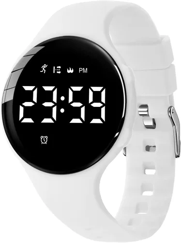 Vista 11 de NN BEN NEVIS Reloj digital para niños y niñas, reloj deportivo con rastreador de fitness, reloj despertador, cronómetro, sin aplicación y resistente