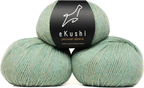Vista 96 de 100% Hilo de Alpaca Baby para Tejer y Ganchillo - 1 Cono de Hilo Premium DK - Ligero, Hipoalergénico y Térmico Hecho en Perú - Ideal para Proyectos