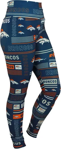 Vista 33 de Zubaz NFL Mallas para mujer de longitud completa de cintura alta básica 1.0