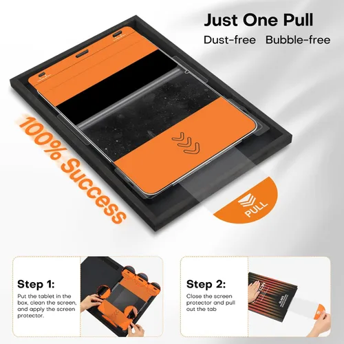 Vista 2 de OMOTON Paquete de 2 protectores de pantalla de privacidad para Samsung Galaxy Tab S10 Plus/S9 FE Plus/S9 Plus/S8+/ S7 FE/ S7+ (12.4 pulgadas)