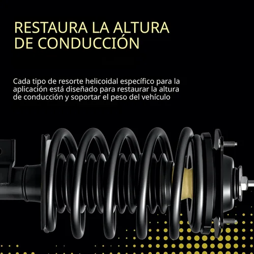 Vista 6 de Monroe Quick-Strut 172729 Conjunto de puntal de suspensión y resorte helicoidal para Ford Explorer Compatible con Volvo V60 Cross Country 2020-2024