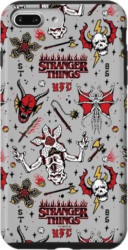 Vista 12 de Stranger Things Demogorgon Hellfire Club - Funda con patrón para iPhone 17