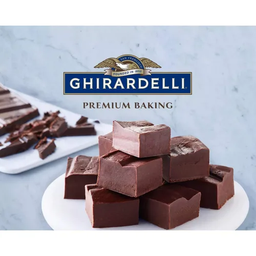 Vista 4 de Ghirardelli Barra de chocolate para hornear, 100% chocolate sin azúcar, barras de 4 onzas (paquete de 6)