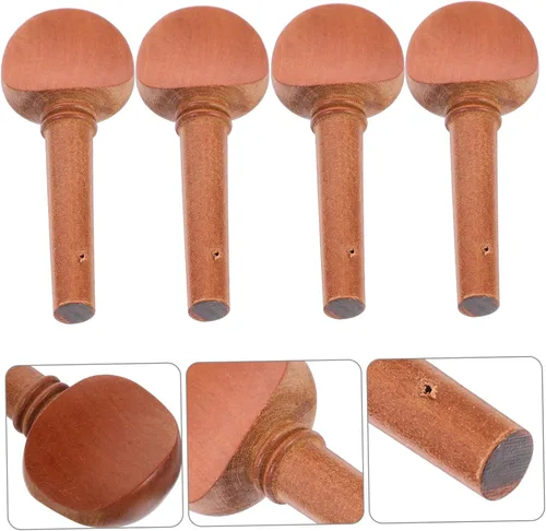 Vista 3 de Toyvian 12 piezas de afinadores de violín suministros de artes y manualidades, accesorios mecánicos, afinador de violín, clip en violín Turner