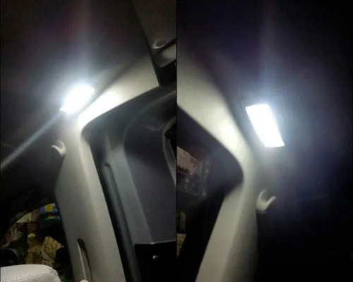 Vista 7 de iJDMTOY Kit de luces LED completas de 3W con acabado gris, luz de lectura de mapa para el techo, ajuste OEM, compatible con Volkswagen MK4 Golf R32