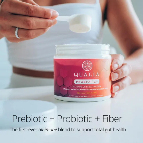 Vista 7 de Qualia Probiotic - 28 probióticos de esporas respaldados por la ciencia, prebióticos y posbióticos. Apoyo total intestinal. Alivia las molestias