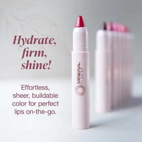 Vista 3 de Mineral Fusion Tinte labial Sheer Moisture Glisten, 0.1 onzas (el embalaje puede variar)