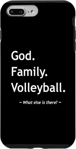 Vista 12 de Christian Faith Christianity God Family Volleyball Case for iPhone 17