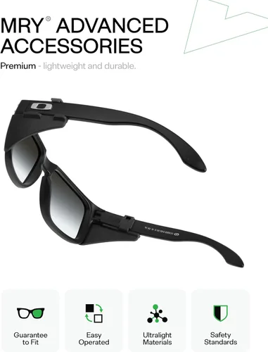 Vista 3 de Mryok Gafas Laterales Escudos para Gafas de Sol Oakley Holbrook/Holbrook XL/Holbrook AF/XS/XXL/XXS/RX - Opciones