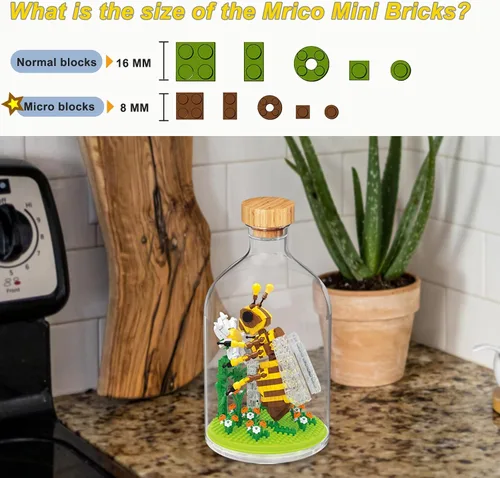 Vista 5 de Juego creativo de insectos para amigos, minianimales para adultos, regalo de fiesta para amigos, amantes de la naturaleza, decoración del hogar
