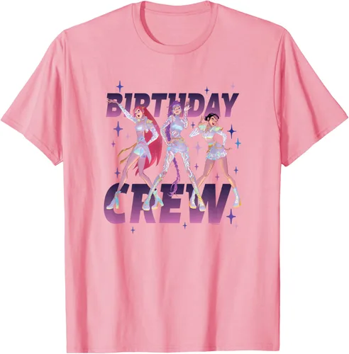 Vista 28 de Kpop Demon HUNTR/X Birthday Crew Camiseta con licencia