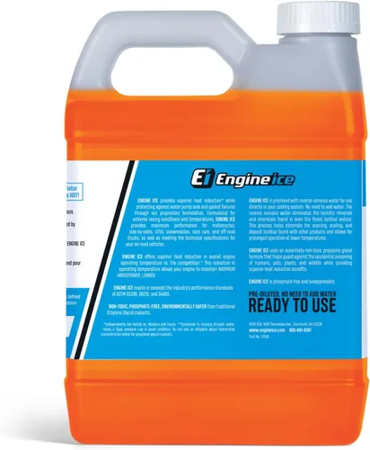 Vista 2 de Engine Ice Hi-Performance SXS/ATV Refrigerante y Anticongelante Naranja