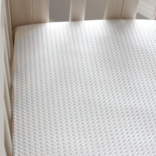 Vista 5 de Lullaby Earth Mini colchón para cuna de bebé, doble firmeza con protector extraíble lavable, transpirable para cuna de bebé, 38 x 24 pulgadas