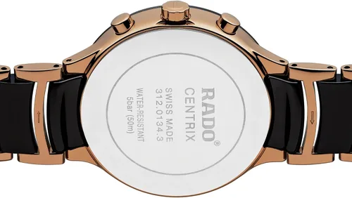 Vista 3 de Rado Centrix Cronógrafo Hombre 1.575 in, Negro -, Cronógrafo