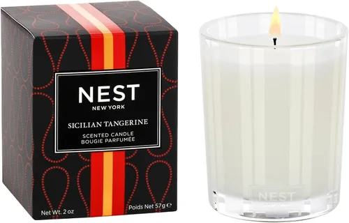 Vista 6 de NEST New York Vela votiva perfumada, limón Amalfi y menta, 2 onzas, tiempo de combustión de hasta 28 horas, recipiente de vidrio reutilizable