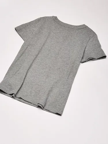 Vista 5 de PUMA Niños Niños BMW MMS Essentials Logo Crew Cuello Camiseta Atlética Manga Atlética Tops Casual - Gris - Talla M, Gris