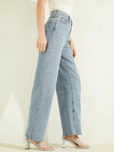 Vista 5 de Guess Jeans estilo boyfriend de talle alto Eco '90s para mujer