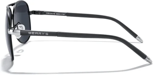 Vista 3 de MERRY'S, UV400 S8513, gafas de sol polarizadas para conducir, marco irrompible, para hombre.