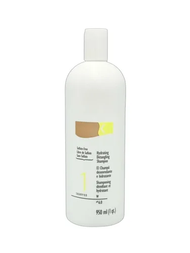 Vista 2 de K C Champú desenredante hidratante (32 onzas) y acondicionador Humecto Creme (16 onzas) Set – Sistema profesional de humedad y desenredante