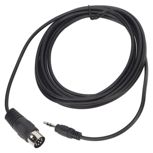 Vista 7 de Cable MIDI DIN de 8 pines a 0.138 in, enchufe macho DIN de 8 pines a macho de 0.138 in, transmisión estable profesional de 9.8 pies, flexible Plug