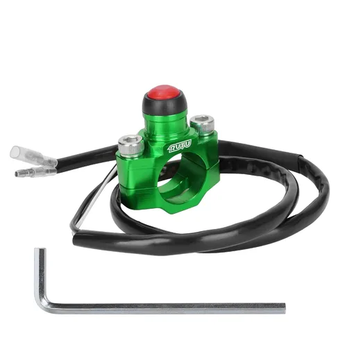 Vista 9 de RUTU CNC - Interruptor universal para motor de motocicleta con placa trasera de montaje para KLX450 KLX250 KLX110 CR125 CRF250 CRF450 XR250 ATV Negro