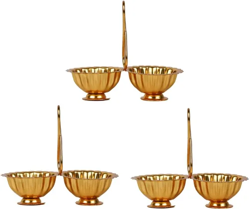 Vista 11 de Shubhkart Haldi Kumkum Stand - Surtido (paquete de 3)