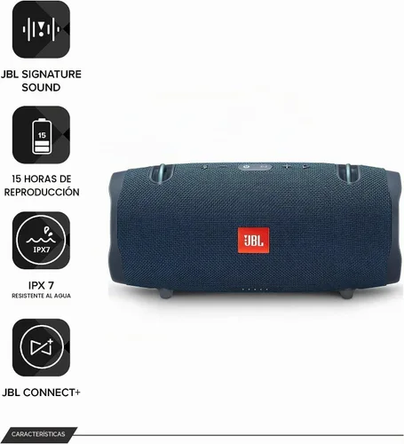 Vista 3 de JBL Xtreme 2 Altavoces Bluetooth inalámbricos portátiles - Par (azul)