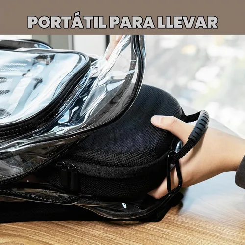 Vista 6 de ProCase Funda de viaje para AirPods Max y AirPods Max 2 con cubierta de Negro