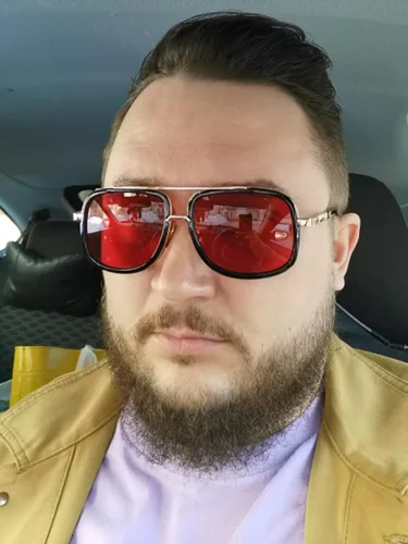 Vista 3 de AIEYEZO Gafas de sol para hombres y mujeres gafas de sol militares aviador vintage cuadrado marco de metal clásico estilo piloto