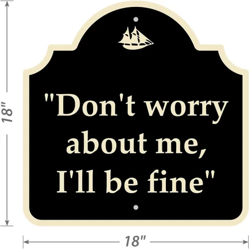 Vista 3 de SmartSign Letrero de diseño personalizado, aluminio de 18 x 18 pulgadas, aspecto decorativo de alta calidad, laminado, para exteriores, interiores