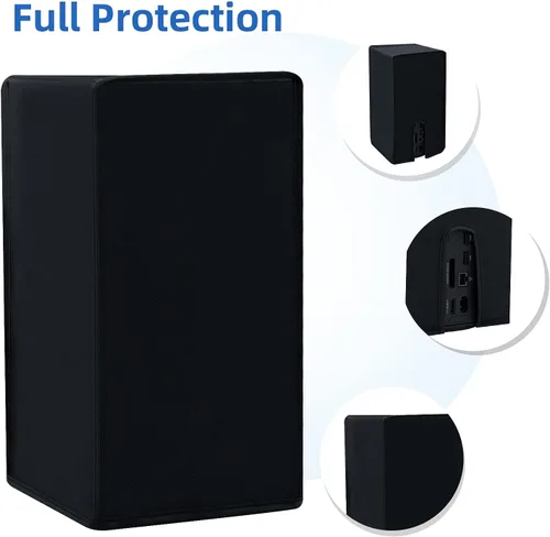 Vista 3 de Mcbazel Dust Cover for Xbox Series X Console, Easy Access Cable Port, Anti-scratch Protective Case Cover Waterproof for Xbox Series X Console - Black