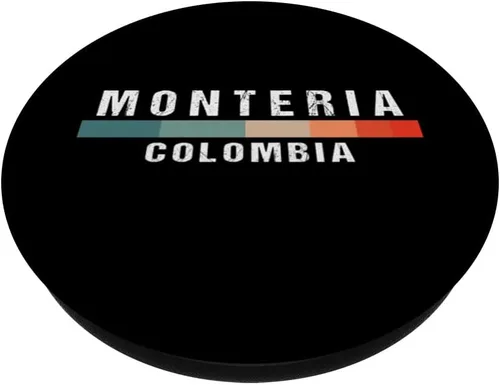 Vista 2 de Monteria Colombia City Trip PopSockets Adhesive PopGrip