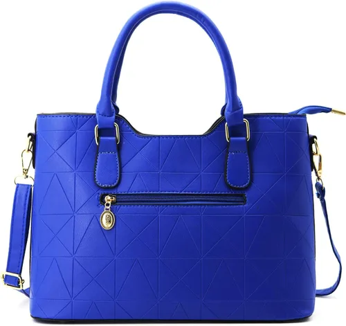 Vista 9 de Bolsa para mujer de piel Lizhigu, Satchel, estilo Tote, de mano o para el hombro