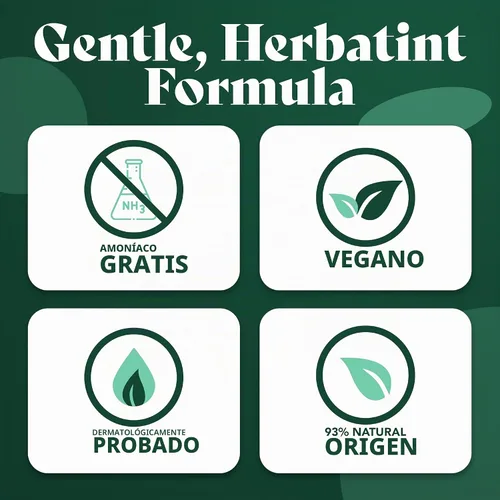 Vista 7 de Herbatint - Tinte para retoque de raíz negra, cobertura temporal de raíces grises