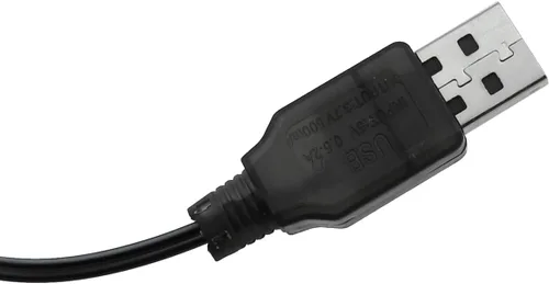 Vista 3 de 3 unids negro USB cable de carga JST enchufe 3.7 V USB cargador de batería de litio para RC aviones helicóptero juguete accesorio