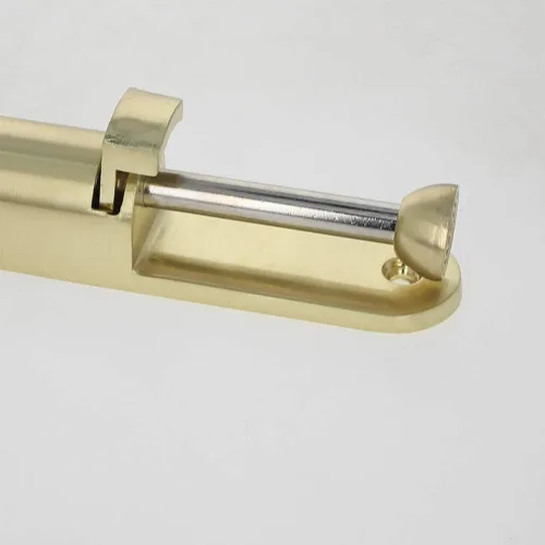 Vista 2 de MroMax Tope de puerta Kickdown con resorte con pedal de pie para topes de puerta, 6.142 in/6.14 "de longitud, dorado, 1 unidad