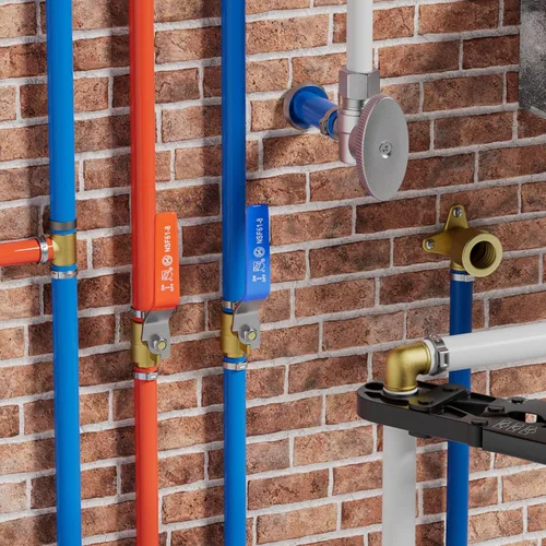 Vista 7 de (Paquete de 2) EFIELD Barb Crimp Pex Adaptador Macho NPT de 3/4 Pulgada x 3/4 Pulgada, Accesorio de Latón, ASTM F1807, (PEX1807021-2PCS)