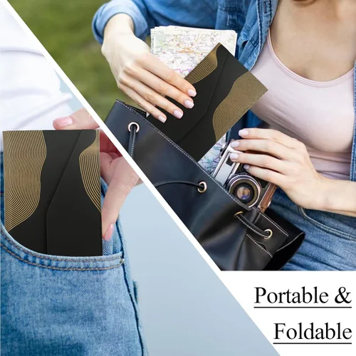 Vista 7 de RayLove Glasses Case,Foldable Glass Case Magnetic Folding Hard Shell Sunglass Case for Sunglasses Eyeglasses Reading Glass