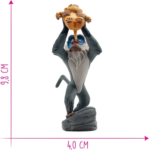 Vista 2 de Bullyland Figura de acción Rafiki con Baby Simba